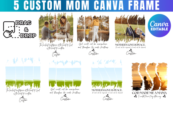 Download 5 Custom Mother’s Day Canva Template - Premium Bundle